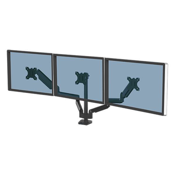 Fellowes Platinum Series pour 3 écrans (avec pince ou vis) - noir 8042601 214011 - 2