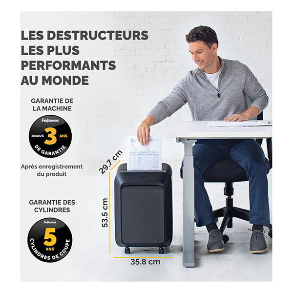 Fellowes Powershred LX210 déchiqueteuse petits copeaux 5502501 213362 - 4