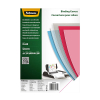 Fellowes couverture de reliure 200 microns A4 (100 pièces) - transparent