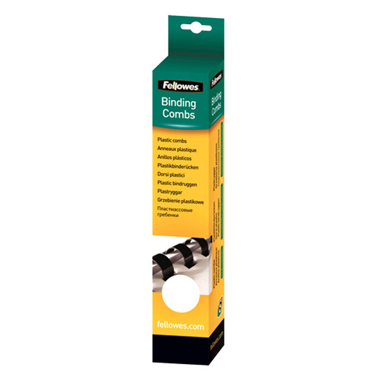 Fellowes peigne de reliure 10 mm blanc (25 pièces) 5330803 213150 - 1