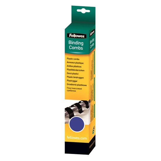 Fellowes peigne de reliure 12 mm (25 pièces) - blanc 5331302 213155 - 1