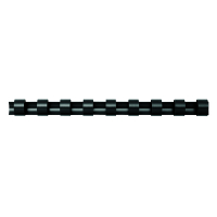 Fellowes peigne de reliure 6 mm (100 pièces) - noir 213165
