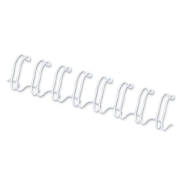 Fellowes peigne métallique 12 mm (100 pièces) - blanc 53270 213137 - 1