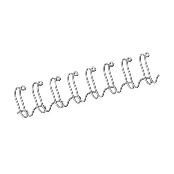 Fellowes peigne métallique 14 mm (100 pièces) - argent 207247 - 1
