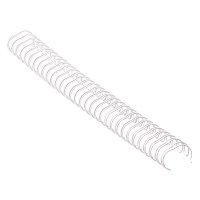 Fellowes peigne métallique 14 mm (100 pièces) - blanc 53274 213139