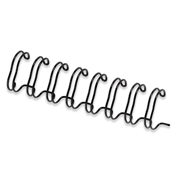 Fellowes peigne métallique 14 mm (100 pièces) - noir 53277 213140 - 1