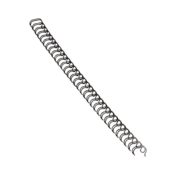 Fellowes peigne métallique 8 mm (100 pièces) - noir 53261 213134 - 1