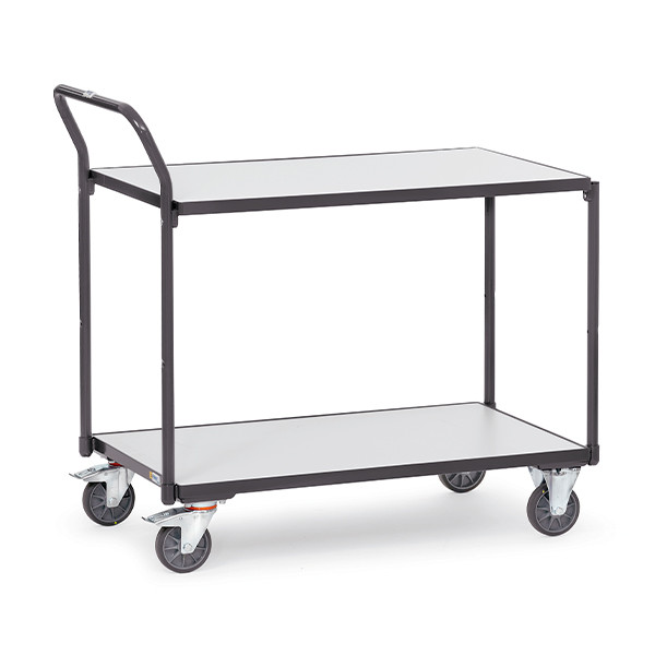 Fetra chariot à 2 étagères ESD avec surface de chargement 850 x 500 mm 439007 - 1