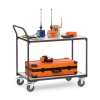 Fetra chariot à 2 étagères ESD avec surface de chargement 850 x 500 mm 1840 439007 - 2