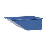 Fetra chariot à benne avec robinet de vidange 1200 x 652 x 413 mm (sans base) 4701A 439056