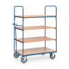 Fetra chariot bas à 4 étagères avec une surface de chargement de 1200 x 800 mm 8303 439024 - 1