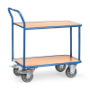 Fetra chariot d'entrepôt à 2 étagères avec surface de chargement 1000 x 700 mm 2602 439006 - 1