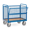 Fetra chariot grillagé avec surface de chargement de 1000 x 700 mm 439079 - 1