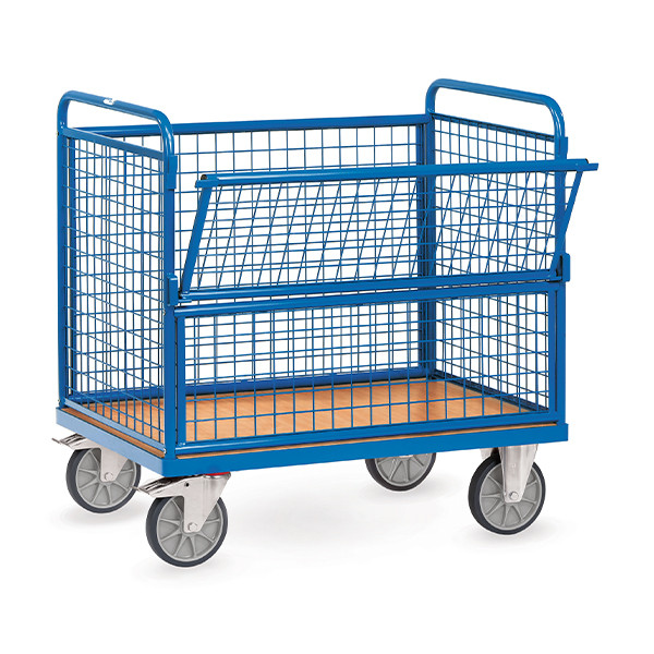 Fetra chariot grillagé avec surface de chargement de 1200 x 800 mm 2773 439078 - 1