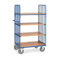 Fetra chariot haut à 4 étagères avec une surface de chargement de 1200 x 800 mm 8313 439028