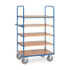Fetra chariot haut à 5 étagères avec une surface de chargement de 1200 x 800 mm 439026 - 1