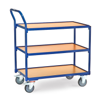 Fetra chariot léger à 3 étagères avec surface de chargement de 850 x 500 mm 2750 439008
