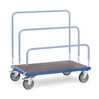 Fetra chariot porte-panneaux pour tubes cintrés avec surface de chargement de 1200 x 800 mm (sans tubes cintrés) 4463 439035