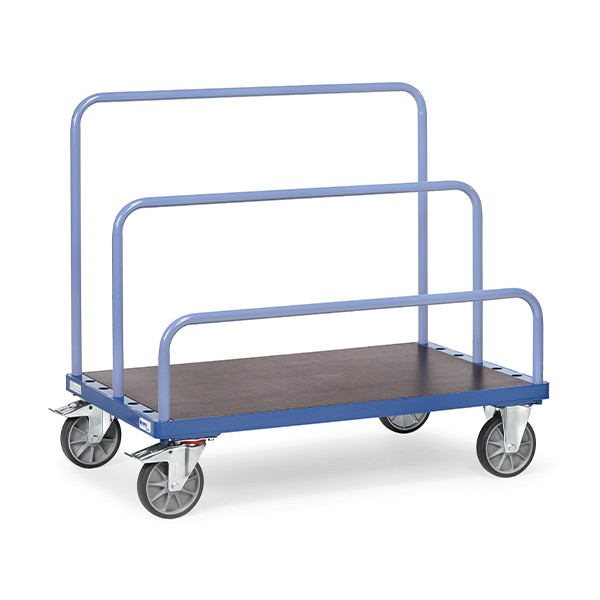 Fetra chariot porte-panneaux pour tubes cintrés avec surface de chargement de 1600 x 800 mm (sans tubes cintrés) 4465 439037 - 4