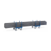 Fetra chariot pour charges longues 700 x 700 x 895 mm avec une capacité de charge de 1500 kg 2110 439081 - 2