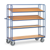Fetra chariot réglable à 4 étagères avec une surface de chargement de 1650 x 610 mm 439025 - 1