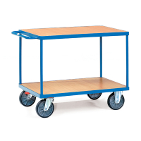 Fetra chariot robuste à 2 étagères avec surface de chargement de 1000 x 700 mm 2402 439002