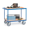 Fetra chariot robuste à 2 étagères avec surface de chargement de 1000 x 700 mm 2402 439002 - 2