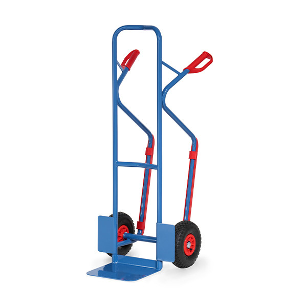 Fetra diable en acier avec roues gonflabes et patins amovibles en plastique 300 kg B1330L 439066 - 1