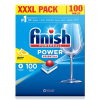 Finish Power All-in-1 Essential tablettes pour lave-vaisselle citron (100 lavages)  SFI01048