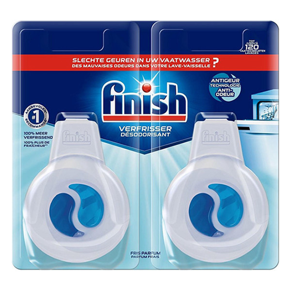 Finish désodorisant pour lave-vaisselle 2 x 4 ml (120 lavages)  SFI01020 - 1