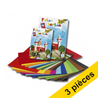 Offre : 3x Folia carton photo de couleur 22 x 33 cm (10 feuilles)
