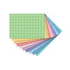 Folia bloc de papier design coloré carrés 50 x 70 cm (10 feuilles)