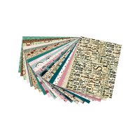Folia bloc de papier design vintage II 24 x 34 cm (20 feuilles) 48649 222128