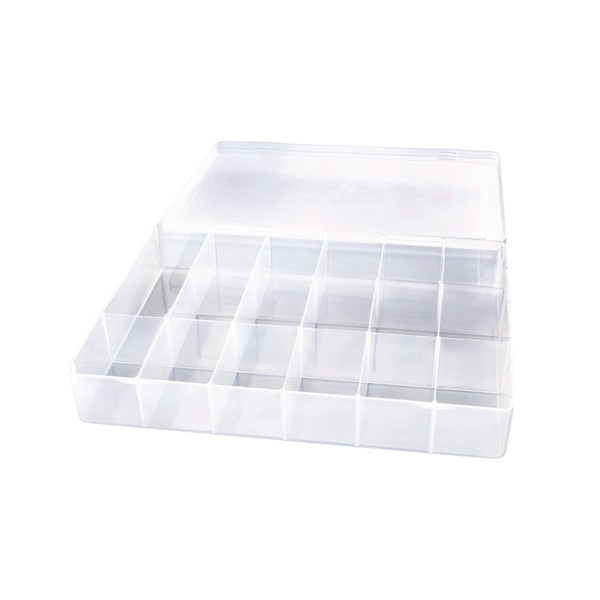 Folia boîte de rangement transparente 17 compartiments 43001 222211 - 1