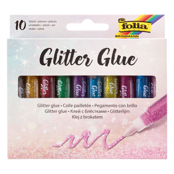 Folia colle à paillettes assortiment (10 pièces) 574 222138 - 1