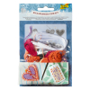 Folia ensemble de broderie avec des coeurs en bois