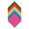 Folia feuilles de pliage colorées 15 x 15 cm (100 feuilles) FO-8915 222106 - 1