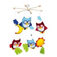 Folia kit créatif mobile hiboux (19 pièces) 22819 222285