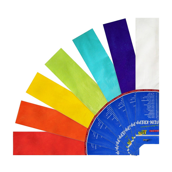 Folia kit papier crépon 250 x 50 cm (7 pièces) - couleurs assorties 222274rgnb 222274 - 1