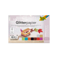 Folia papier à paillettes 170 g/m² 50 x 70 cm (10 feuilles) 881009 222129