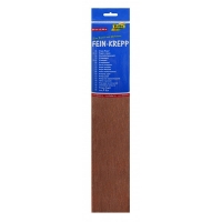 Folia papier crépon 250 x 50 cm - marron 822161 222082