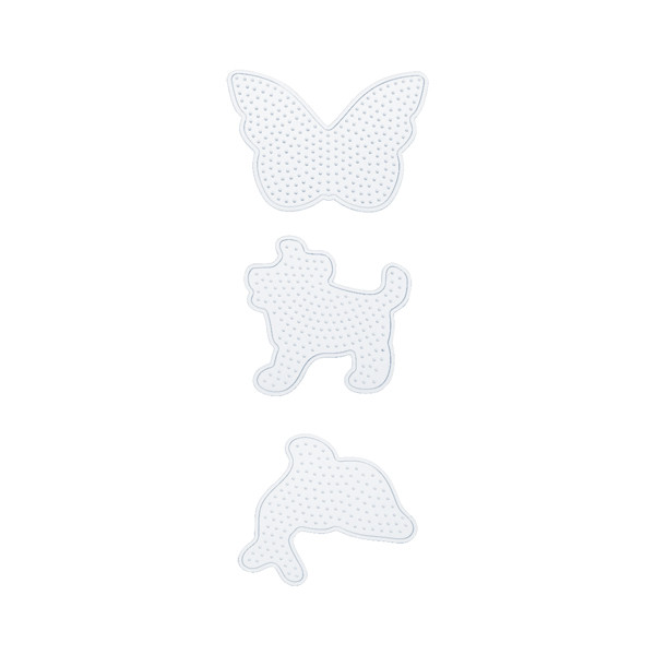 Folia plaques pour perles à repasser animaux (3 pièces) 73212 222207 - 1