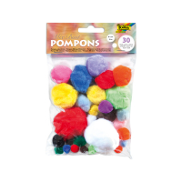 Folia pompons assortiment (10 mm à 50 mm) 50309 222187