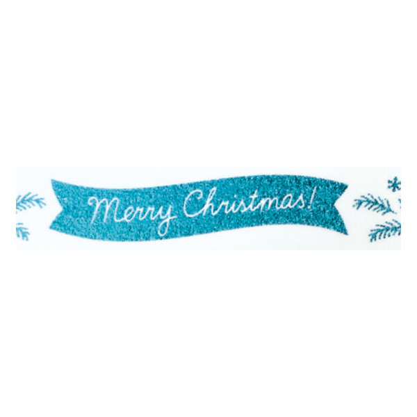 Folia washi ruban adhésif - Merry Christmas (15 mm x 5 m) 26123 222239 - 1