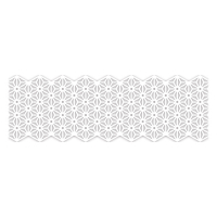 Folia washi ruban adhésif - fleurs blanches (50 mm x 5 m) 29101 222242
