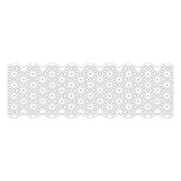 Folia washi ruban adhésif - fleurs blanches (50 mm x 5 m) 29101 222242