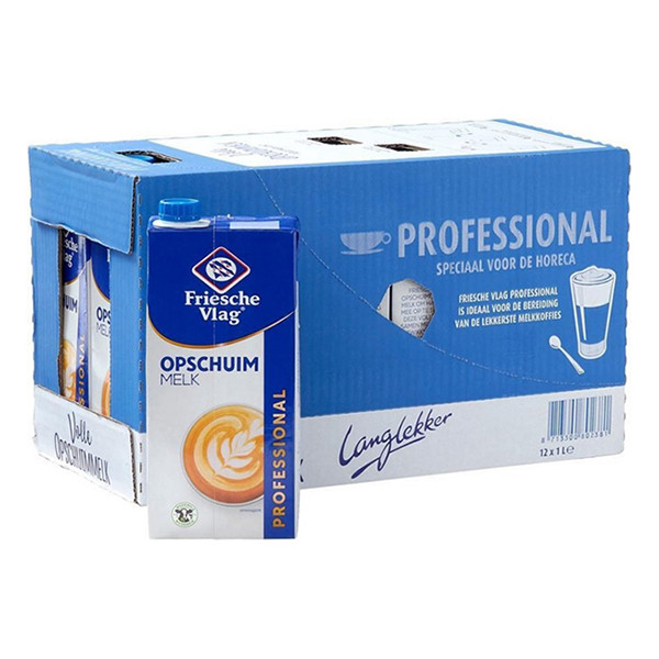 Friesche Vlag Langlekker lait moussant 1l (12 pièces) 422848 - 1