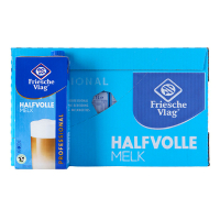 Friesche Vlag lait demi-écrémé 1l (12 pièces)