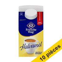 Offre : 10x Friesche Vlag Halvamel lait pour café 455 ml