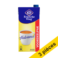 Offre : 3x Friesche Vlag Halvamel lait demi-écrémé pour café en brique (930 ml)